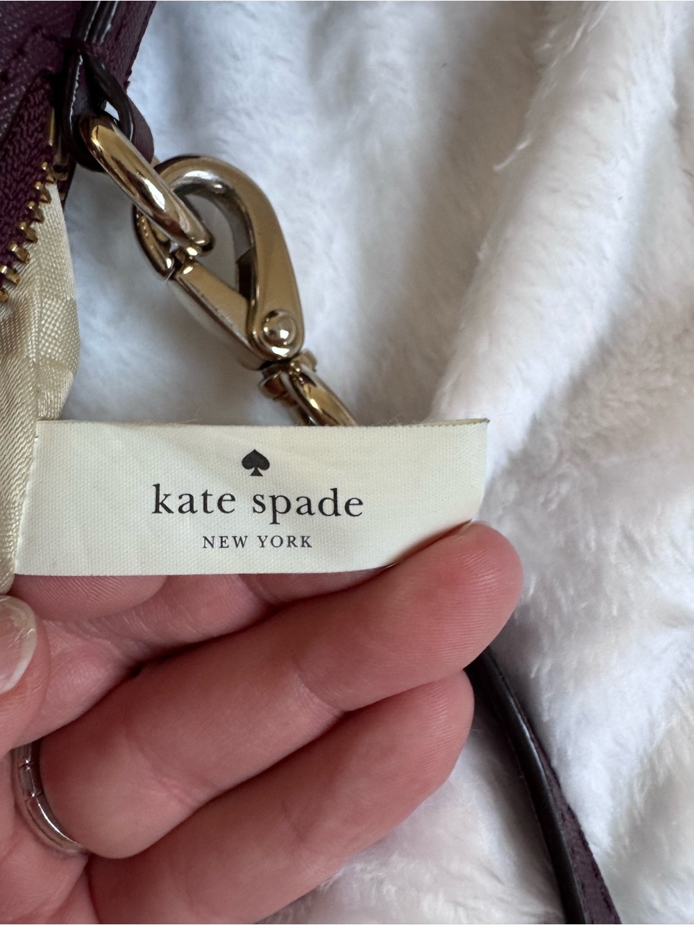 kate spade Cedar Street Maise handbag in Mulled Wine - Picture 10 of 11